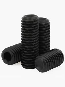 Vite di fissaggio in acciaio legato grado 10,9 12,9 con finitura nera din916 din913 ASME B 18,3 